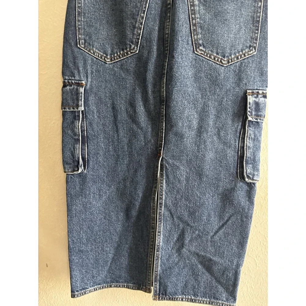 Self Portrait Denim Skirt‎